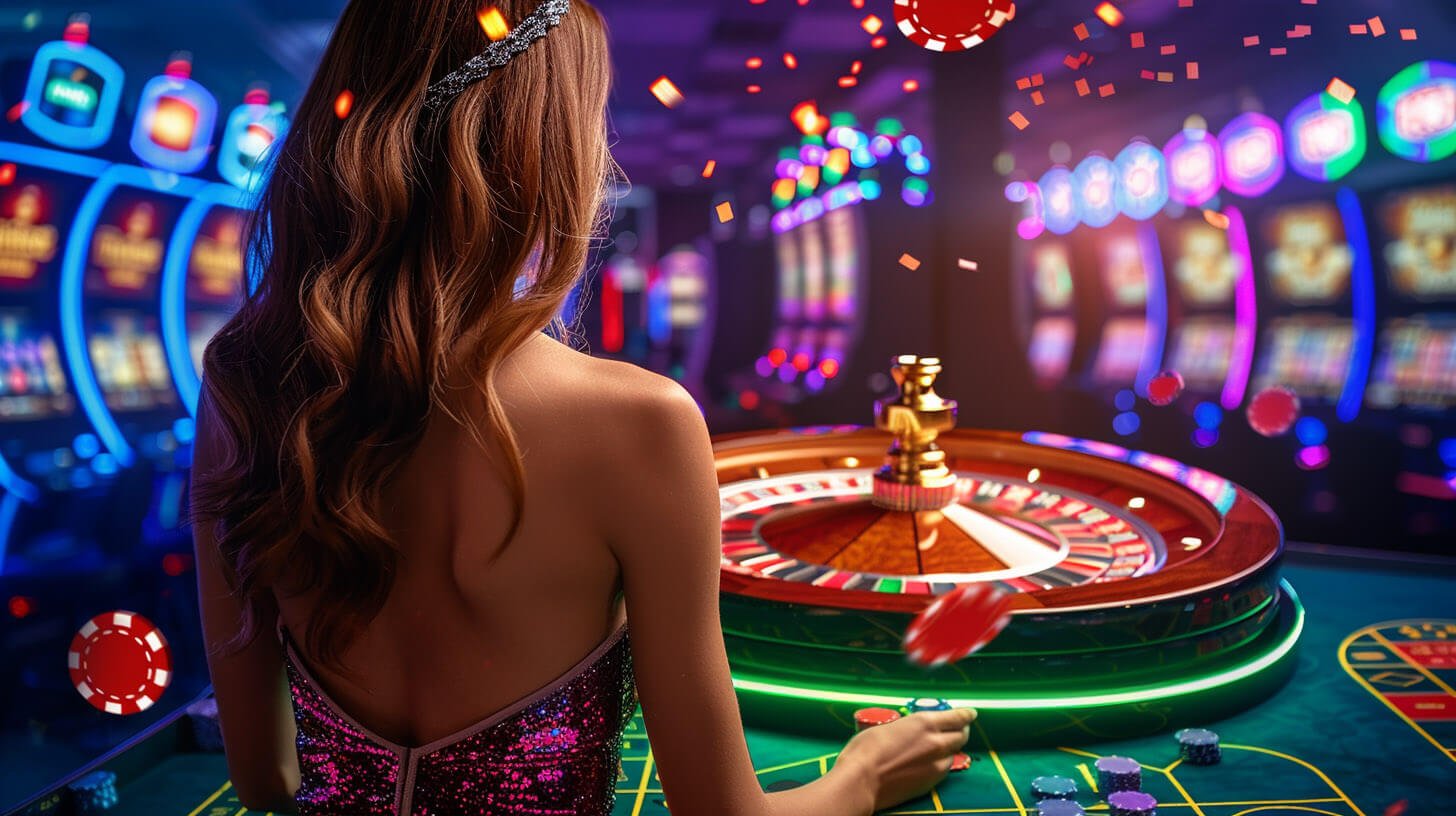 Live dealer studio setup with multiple cameras and Baccarat table